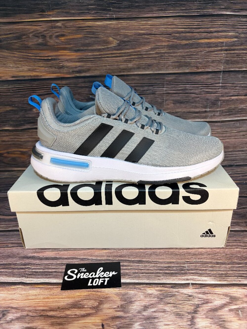 NEW Adidas Racer TR23 Men's Grey Athletic Running Shoes‎ Size 12.5